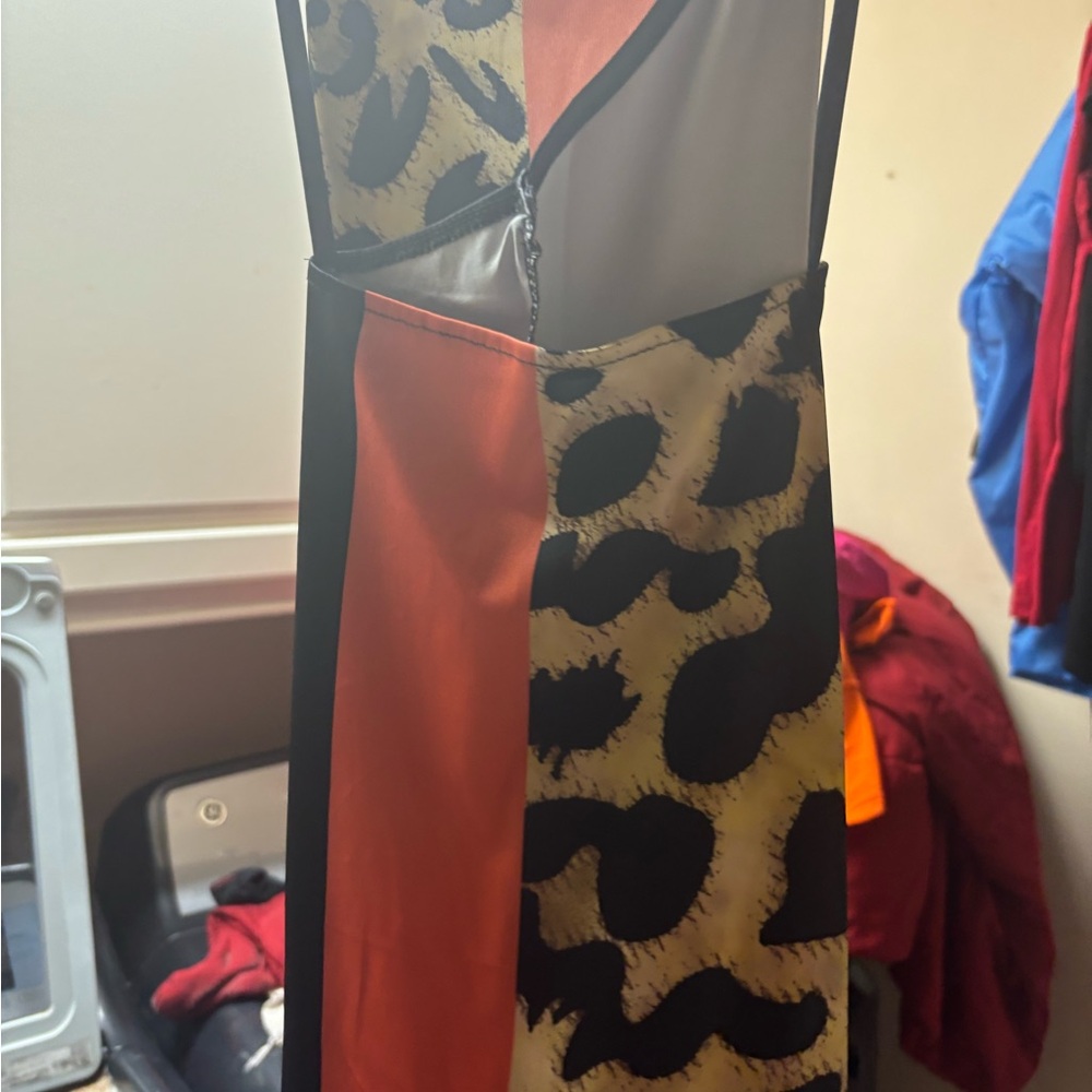 Cheetah print maxi dress
